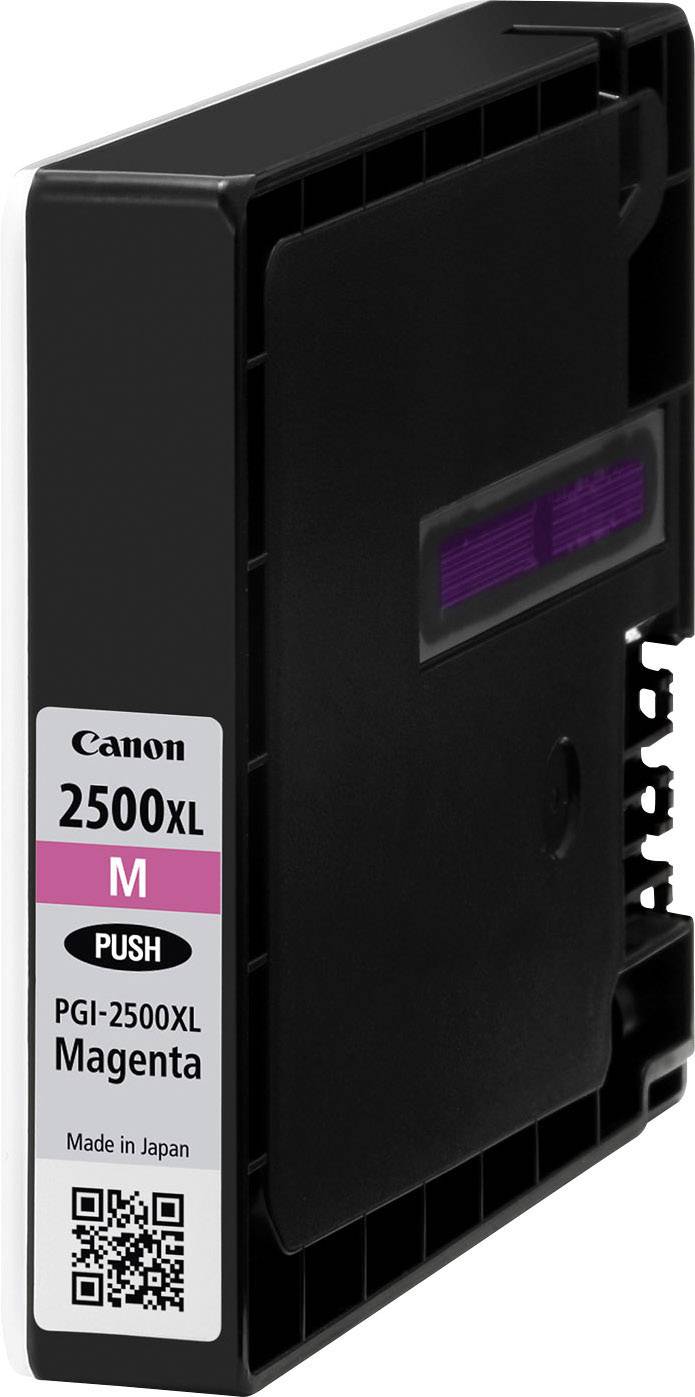 Tintenpatrone für einen Canon-Drucker, Modell PGI-2500XL, Farbe Magenta.