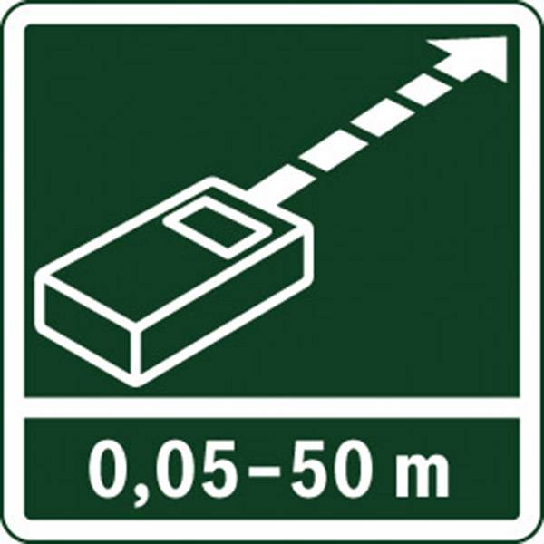 Symbolbild für Bosch Home and Garden PLR 50 C Laser-Entfernungsmesser Touchscreen, Bluetooth, Dokumentations-App 50 m