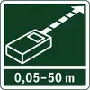 Symbolbild für Bosch Home and Garden PLR 50 C Laser-Entfernungsmesser Touchscreen, Bluetooth, Dokumentations-App 50 m