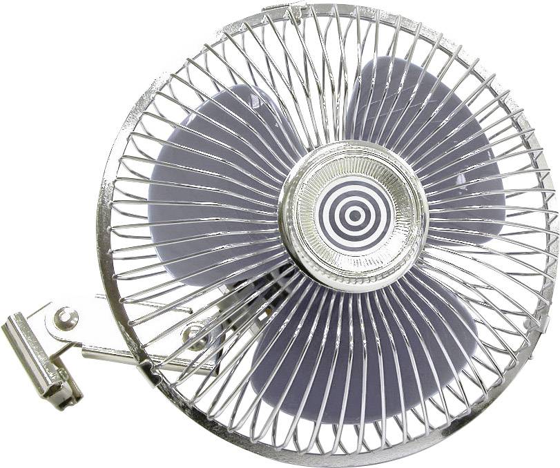 HP Autozubehör Ventilator mit Metallgitter 12V Ventilator 12 V - Conrad