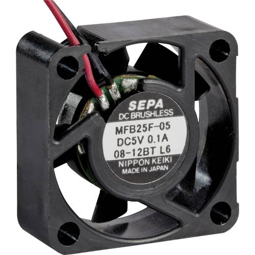 SEPA MFB25F05 Axiallüfter 5 V/DC 4.2 m³/h (L x B x H) 25 x 25 x 10 mm