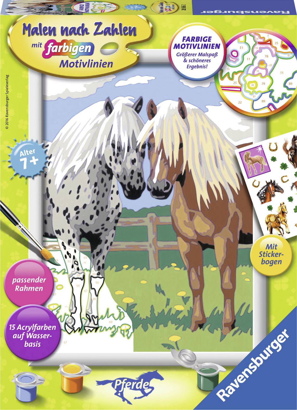 Ravensburger Malen nach Zahlen - Glückliche Pferde - Conrad Electronic