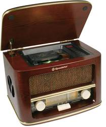 UKW Tischradio Dual NR 1 CD AUX, CD, MW, UKW Holz