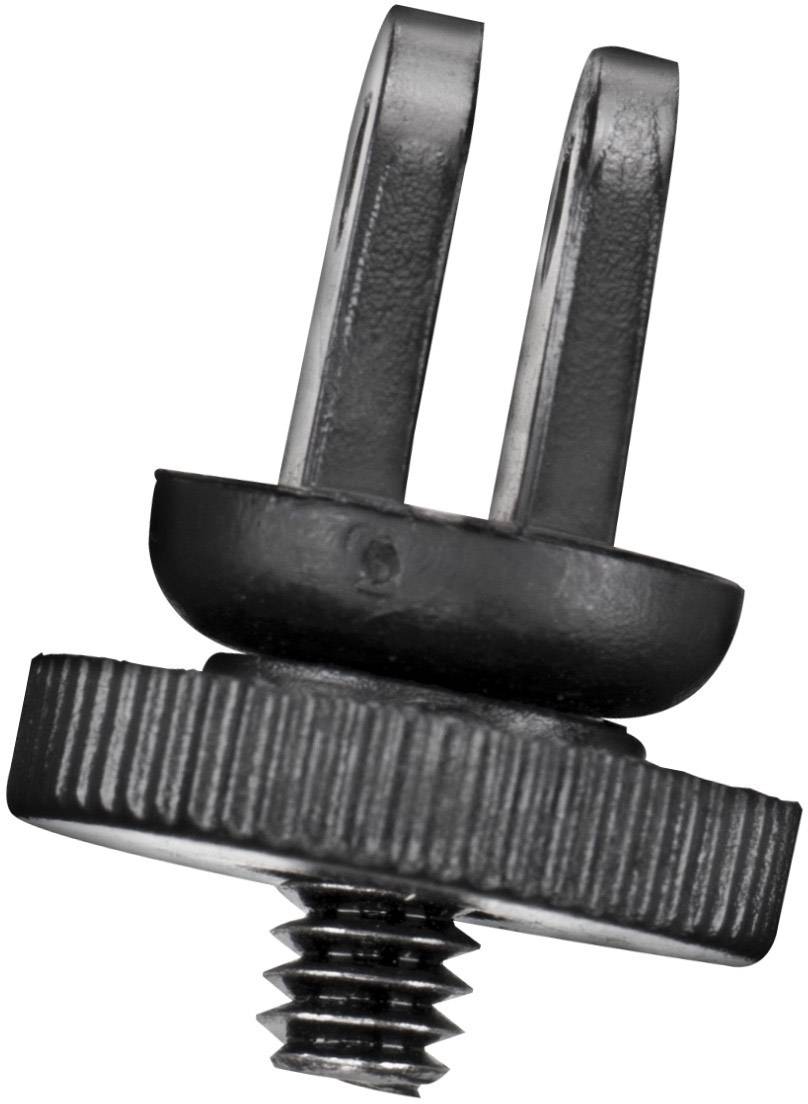 'Schraubenadapter mit Gewinde und zwei schmalen, parallel verlaufenden Klemmbügeln, geeignet zur Befestigung von Zubehörteilen.'