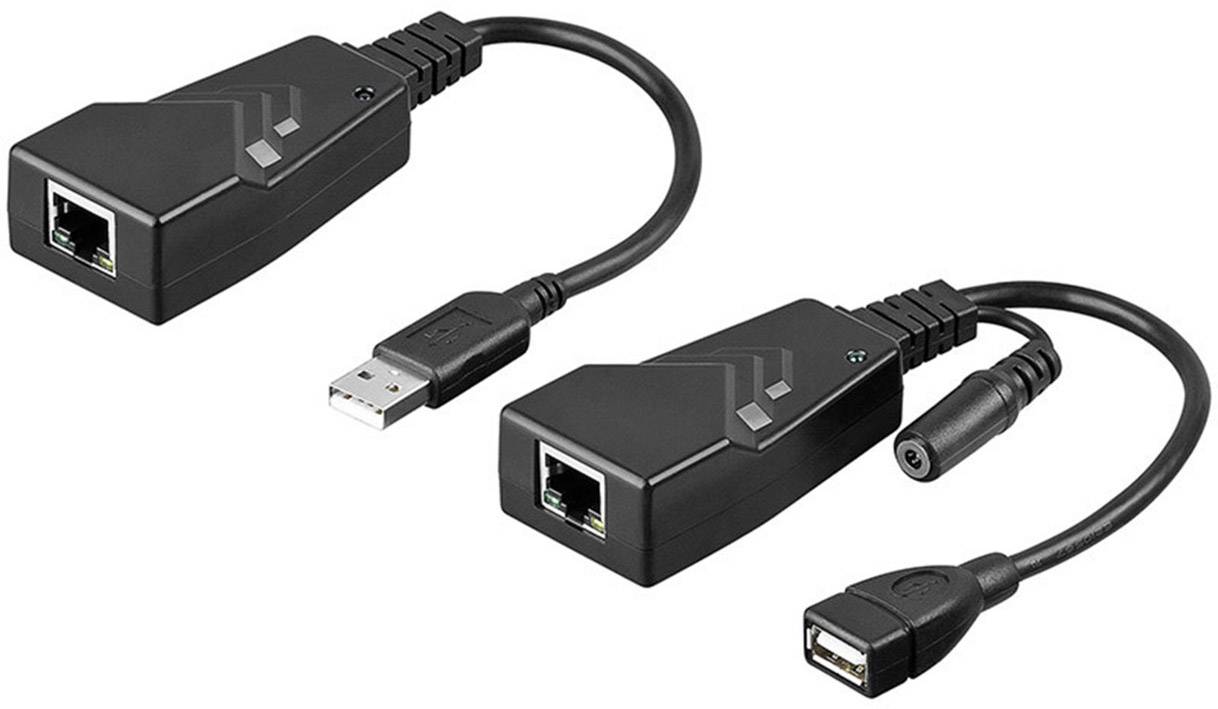 Goobay 69074 USB 2.0 Extender (Verlängerung) über Netzwerkkabel RJ45 100 m Conrad Electronic