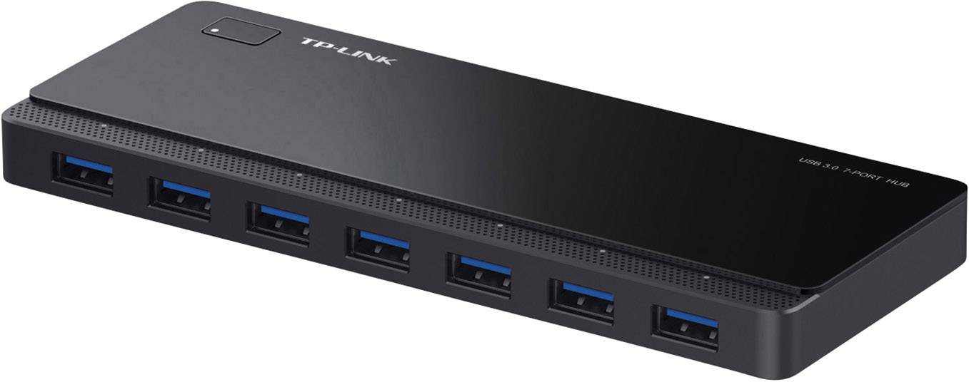 TP-LINK UH700 USB-Hub 7 Port USB-A USB 3.0 5 GBit/s Schwarz UH700