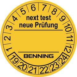 Image of Benning 756212 Gelb (Ø) 30 mm 30 mm 300 St.