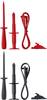 Benning TA 3 Sicherheits-Messleitungs-Set Lamellenstecker 4 mm Lamellenstecker 4 mm 1.00 m Rot, Schwarz 1 Set
