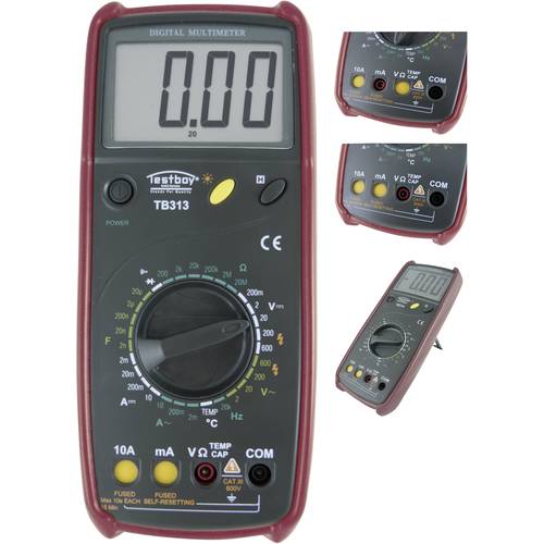 Thumbnail - Testboy TB 313 Hand-Multimeter digital CAT III 600 V Anzeige (Counts): 2000