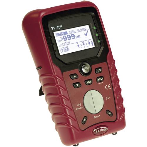 Testboy TV 455 Gerätetester kalibriert (DAkkS-akkreditiertes Labor) VDE-Norm 0701-0702