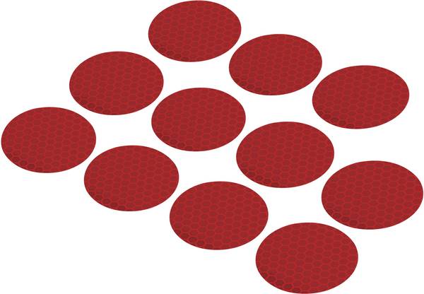 TOOLCRAFT RTS40-RD 1564167 Klebepunkte RTS Rot (Ø) 40 mm 11 St.