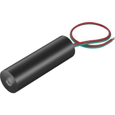 Schwarzer zylindrischer Fotoresistor mit roten und grünen Drähten am Ende, oft in Lichtsensoren verwendet.