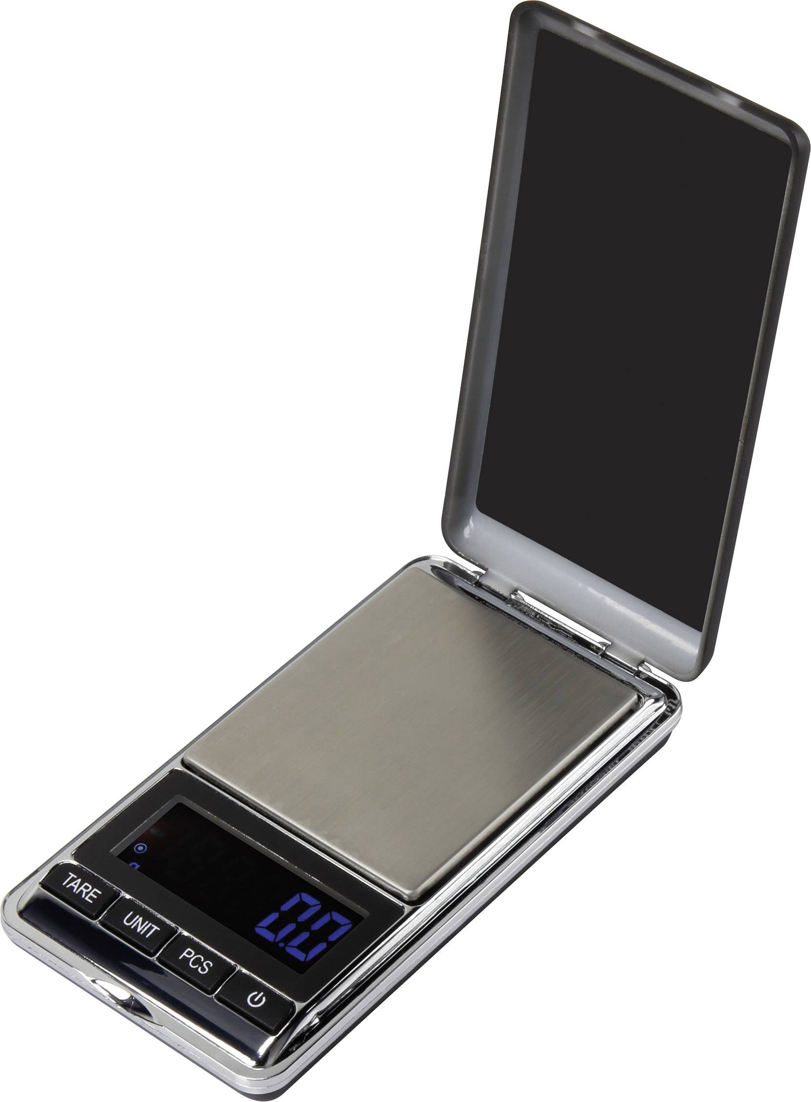 CONRAD Taschenwaage Basetech SJS-60007 Wägebereich (max.) 500 g Ablesbarkeit 0.1 g batteriebetrieben