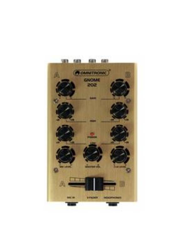 Omnitronic GNOME-202 2-Kanal DJ Mixer Gold