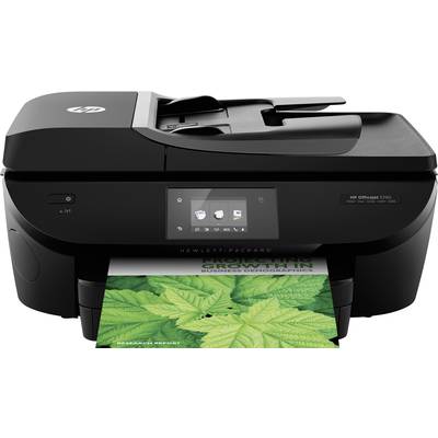 HP OfficeJet 5740 e-All-in-One Farb Tintenstrahl Multifunktionsdrucker  A4 Drucker, Scanner, Kopierer, Fax LAN, WLAN, NF