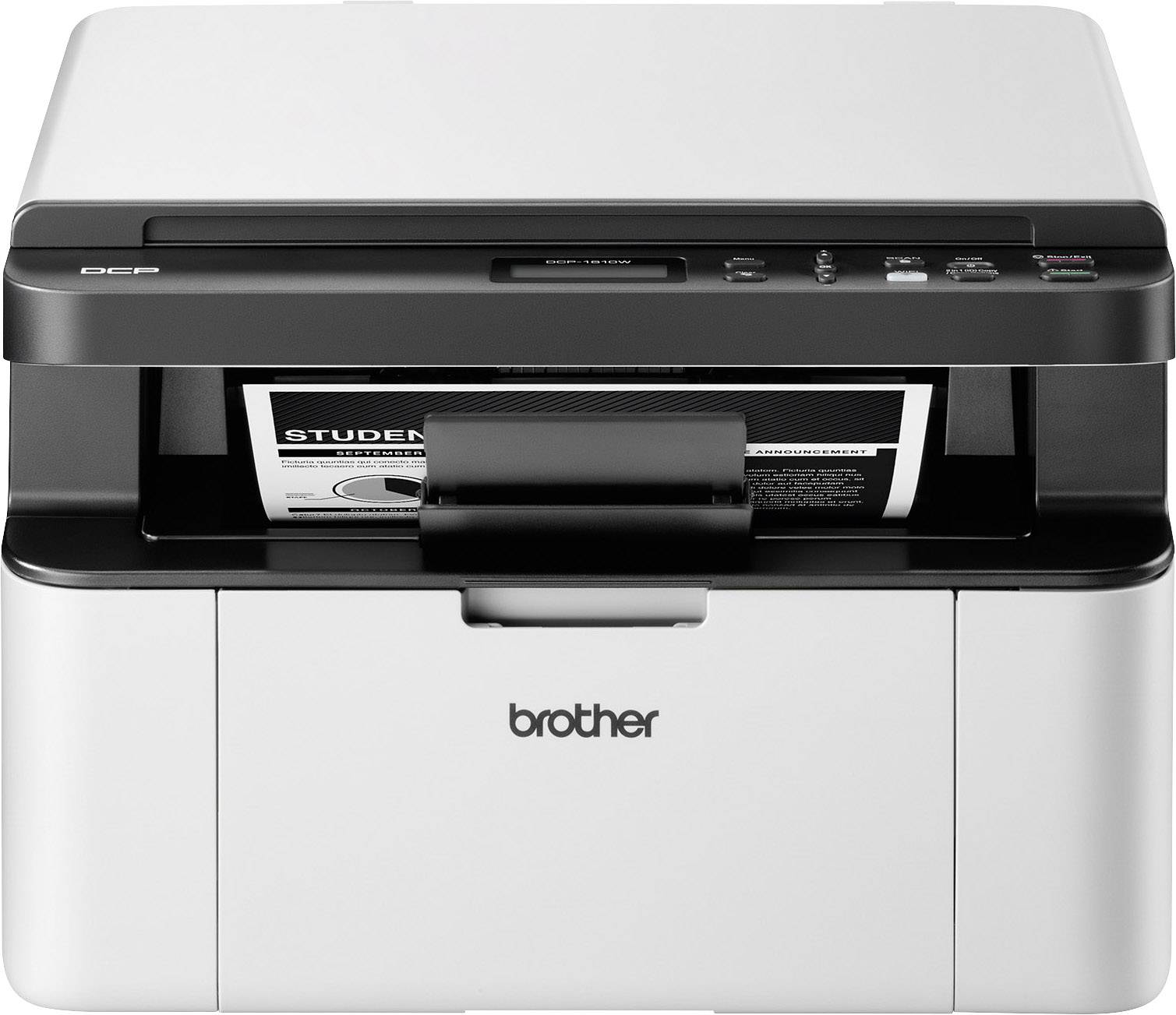 A4 Brother Multifunktionsdrucker kaufen USB, Schwarzweiß Kopierer Drucker, Scanner, WLAN Laser DCP-1610W