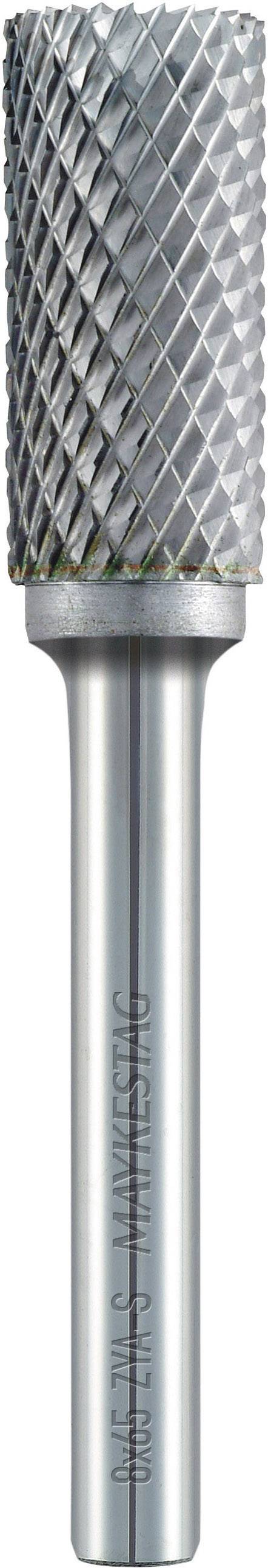 ALPEN Frässtift 10 mm Form A Zylinder (ZYA-S) mit Stirnverzahnung Alpen 778606110100 Hartmetall Scha