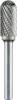 Alpen 779606106100 Frässtift Hartmetall Walze Länge 50 mm Produktabmessung, Ø 6 mm Schaftdurchmesser 6 mm