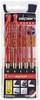 Alpen MultiCut 100805100 Hartmetall Mehrzweckbohrer-Set 5teilig 4 mm, 5 mm, 6 mm, 8 mm, 10 mm, 12 mm 1/4" (6.3 mm) 1 Set