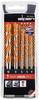 Alpen 200705100 Ziegelbohrer-Set 5teilig 4 mm, 5 mm, 6 mm, 8 mm, 10 mm Zylinderschaft 1 Set