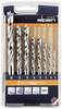 Alpen 600093100 Holz-Spiralbohrer-Set 8teilig 3 mm, 4 mm, 5 mm, 6 mm, 8 mm, 10 mm Zylinderschaft 1 Set