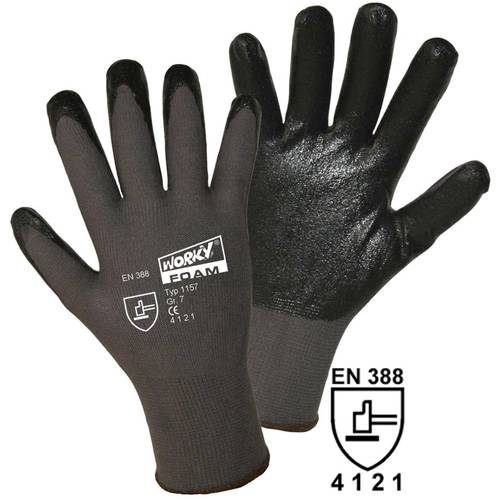 Thumbnail - Leipold Doehle FOAM Nylon-Nitril 1157-S Nylon Arbeitshandschuh Größe (Handschuhe): 7, S EN 388 CAT II 1 St.