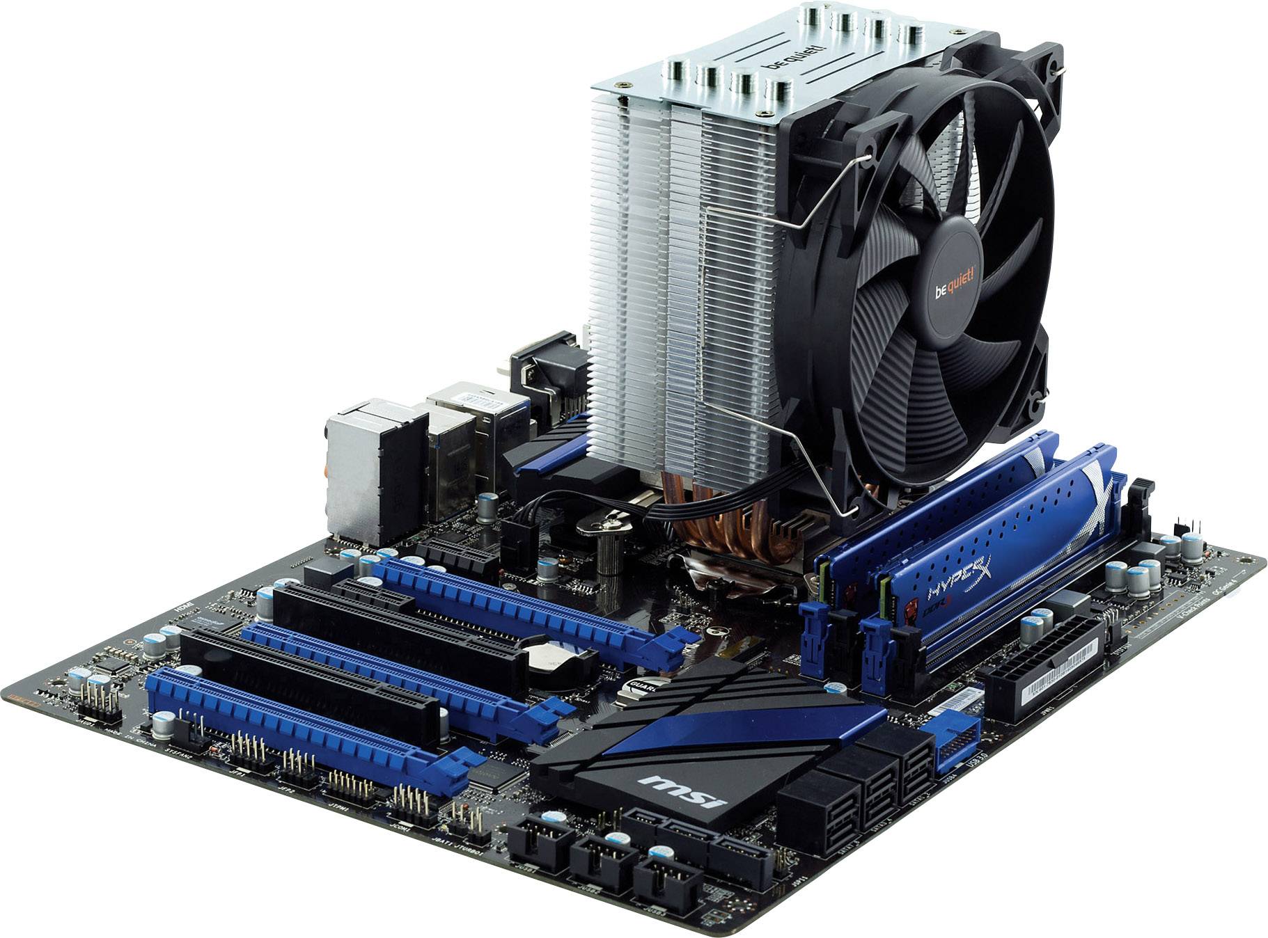 BeQuiet Pure Rock CPU-Kühler mit Lüfter Intel® LGA 2066, Intel® LGA 2011, Intel® LGA 2011-V3, Intel® LGA 1366, Intel® LG-5
