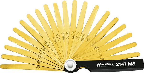 Hazet 2147MS 2147MS Fühlerlehre 0.05 - 1 mm Anzahl Blätter: 20
