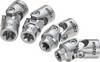 Hazet 880G-E/4 Gelenk-Steckschlüsseleinsatz-Set 3/8" (10 mm) 4teilig 880G-E/4