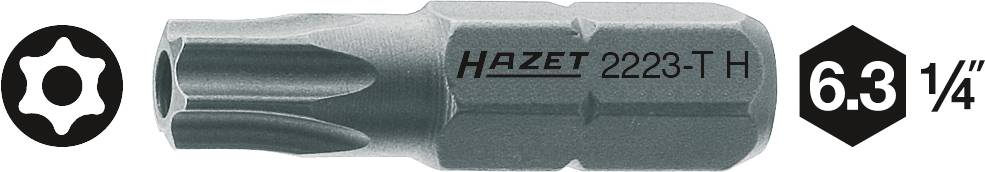 HAZET Torx-Bit TR 8 Sonderstahl C 6.3 1 St. (2223-T8H)