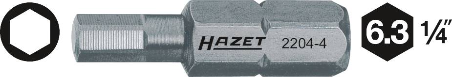 HAZET Sechskant-Bit 5 mm Hazet Sonderstahl C 6.3 1 St.