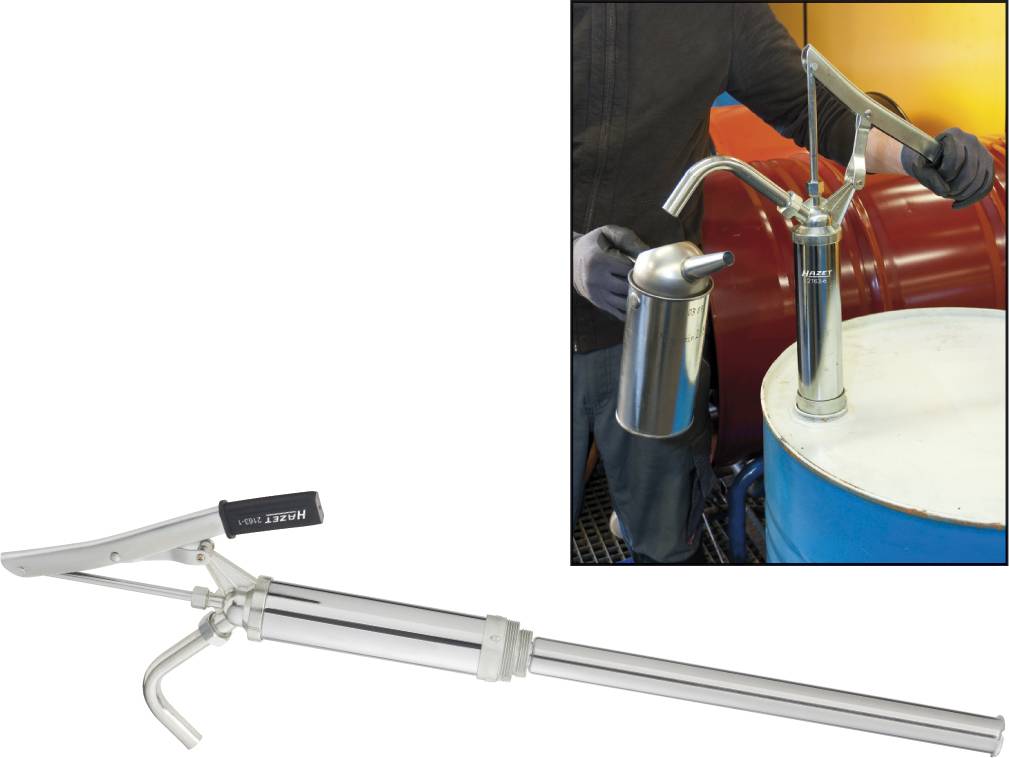 Thumbnail - Handpumpe 2163-1, Förderleistung ca. 0,35Liter, Saugrohr 450-860mm, HAZET