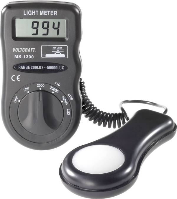 VOLTCRAFT MS-1300 MS-1300 Luxmeter  0.1 - 50000 lx