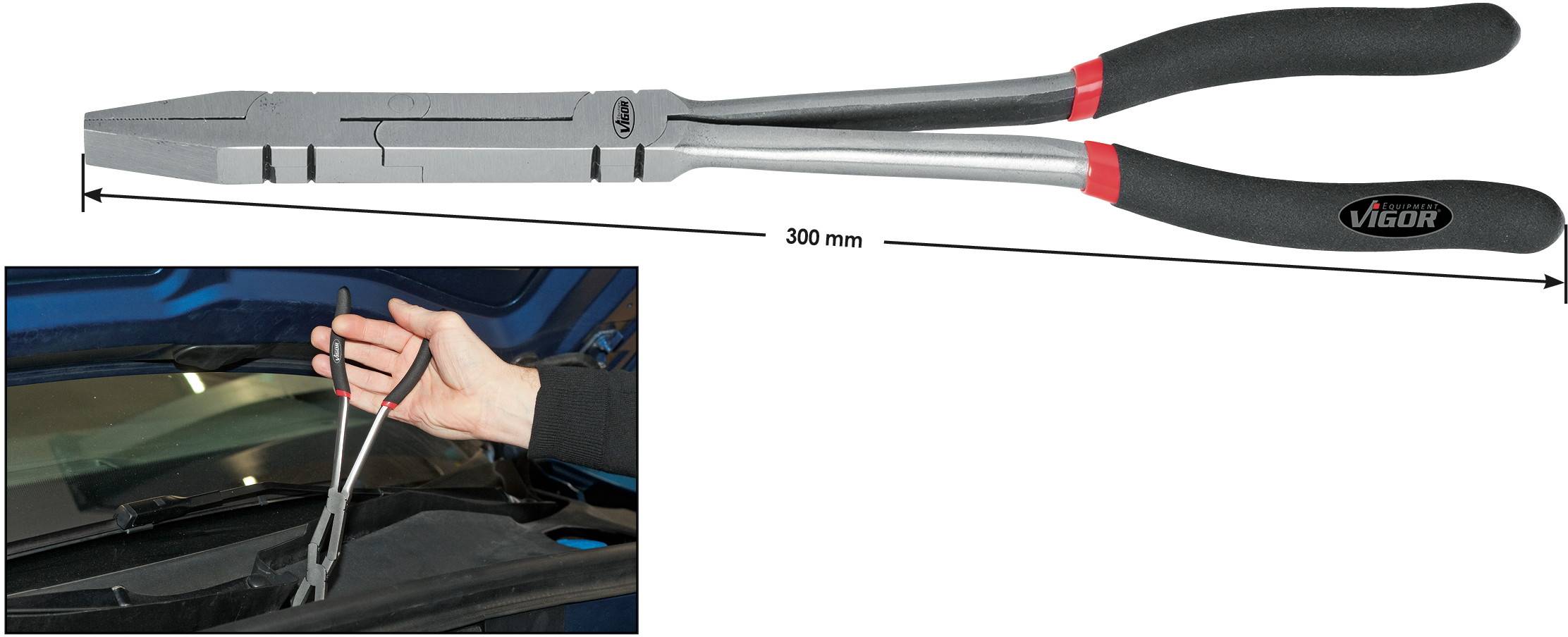 Vigor V2781 Werkstatt Kombizange 300 mm