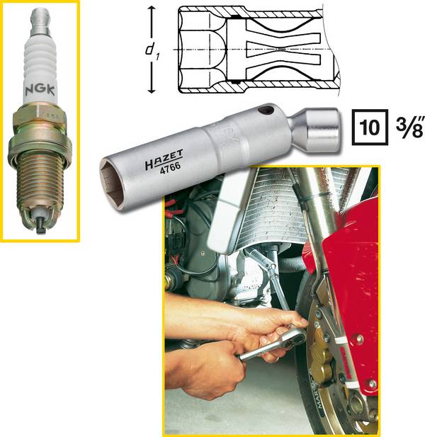 Hazet 4766 Zündkerzen-Schlüssel
