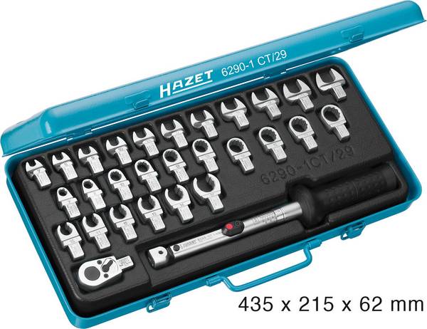 Hazet 6290-1CT/29 Werkstatt Drehmoment-Schraubendreher-Set
