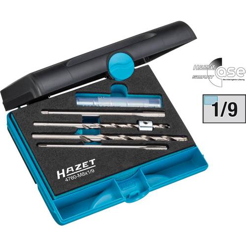 Reparatur-Satz 4760-M8X1/9, 5 Gewindeeinsätze M8x1 SmartCase, Anz. WKZ: 9, HAZET