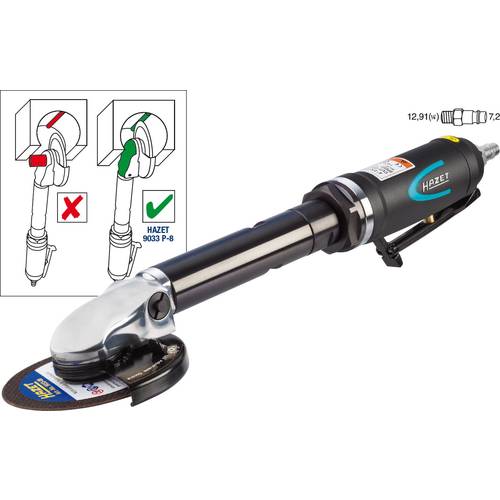 Thumbnail - Hazet 9033P-8 Druckluft-Schleifer 3/8 (10 mm) Außenvierkant 6.3 bar