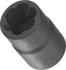 Vigor V3743 Spiralnuten-Steckschlüsseleinsatz 22 mm 1/2" (12.5 mm)