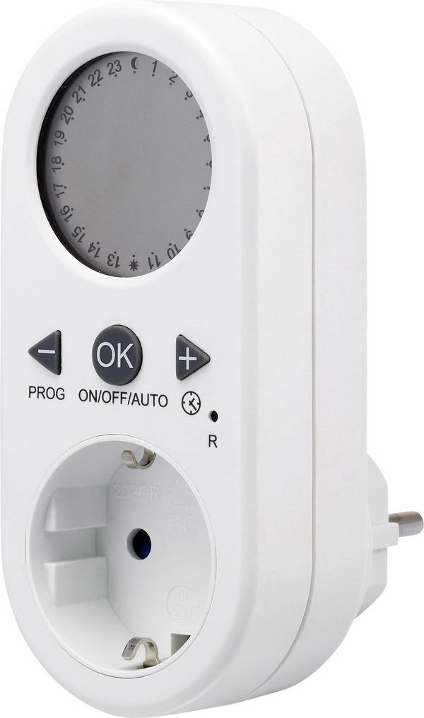 Renkforce EMT2500ET Steckdosen-Zeitschaltuhr digital Tagesprogramm 1800 W