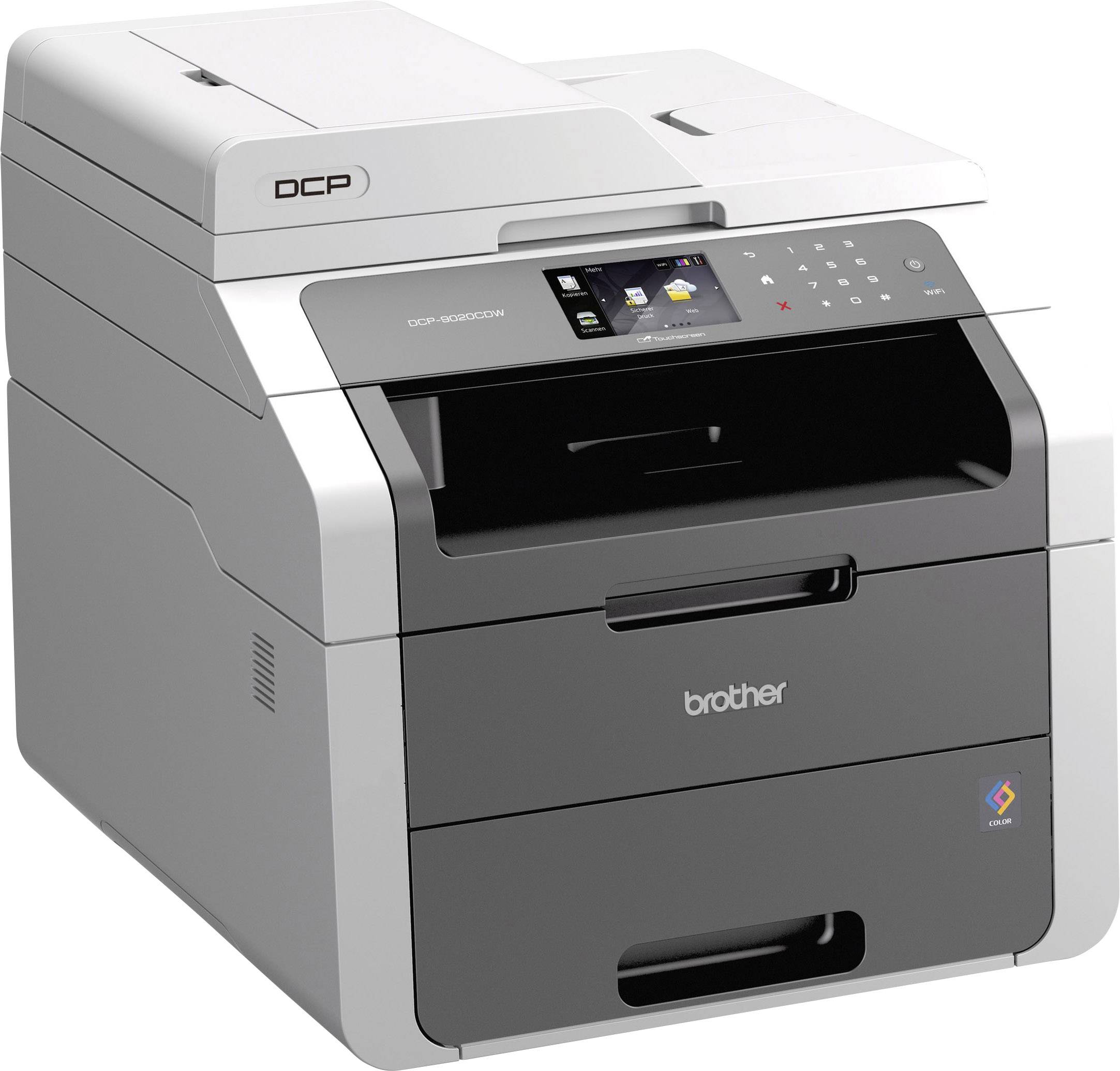 Brother DCP-9022 CDW Multifunktionsdrucker Laser Farbe A4 Drucker, Scanner, Kopierer ADF, Duplex, LAN, WLAN-1