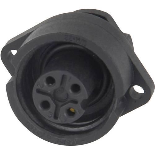 Weipu 814061 Rundstecker Buchse, Einbau vertikal Gesamtpolzahl: 3 + PE Serie (Rundsteckverbinder): WA 1 St.