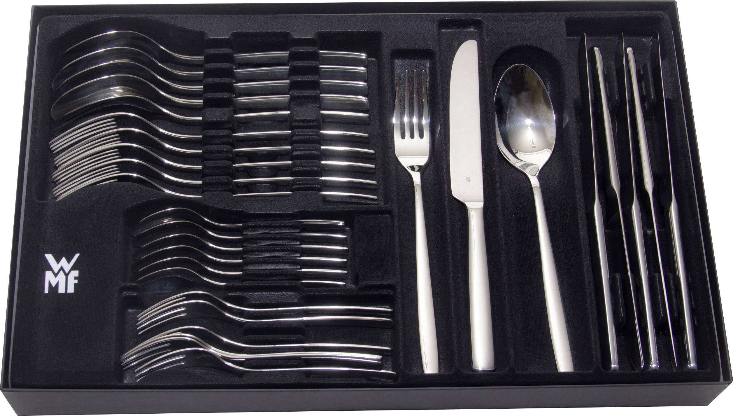 WMF Palma Besteck-Set 30er Set Edelstahl (rostfrei) Silber 12 7291 6040-1