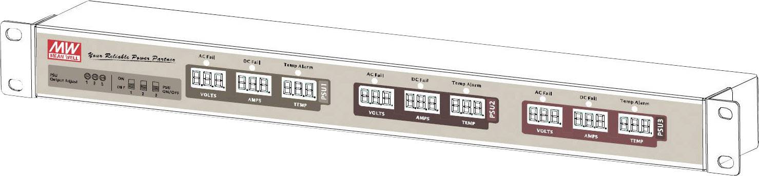 MEAN WELL RCP-MU Control/Monitor Unit für RCP-1000, RCP-MU