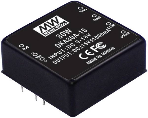 MEAN WELL DKA30A-12 DC/DC-Wandler 30 W Anzahl Ausgänge: 2 x Inhalt 1 St.