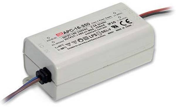 MEAN WELL APC-16-700 LED-Treiber Konstantstrom 16 W 0.7 A 9 - 24 V/DC nicht dimmbar, Überlastschutz 1 St.