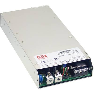 Mean Well RSP-750-12 AC/DC-Netzteilbaustein, geschlossen 62.5 A 750 W 12 V/DC  1 St.