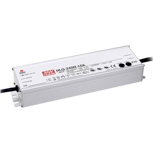 Thumbnail - MEAN WELL HLG-240H-24 LED-Treiber, LED-Trafo Konstantspannung, Konstantstrom 240 W 10 A 24 V/DC PFC-Schaltkreis, Überlas...