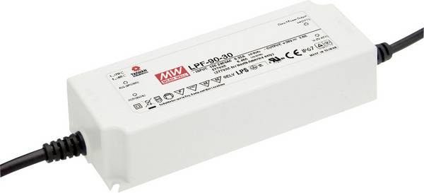 MEAN WELL LPF-90-24 LED-Treiber, LED-Trafo Konstantspannung, Konstantstrom 90 W 3.75 A 14.4 - 24 V/DC nicht dimmbar, PFC-Schaltkreis, Überlastschutz 1 St.