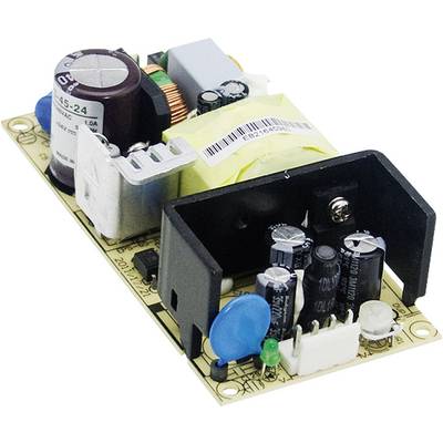'Platine mit verschiedenen elektronischen Bauteilen wie Kondensatoren, Spulen und Steckverbindungen.'